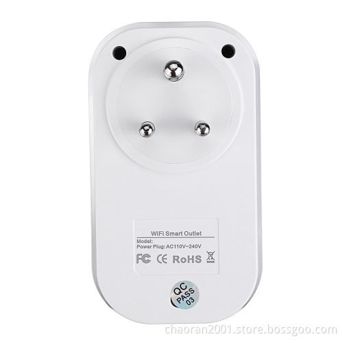 10A 16A India Standard WiFi Smart Plug Mini Outlet Energy Monitoring Electric Outlet Smart Wifi Plug